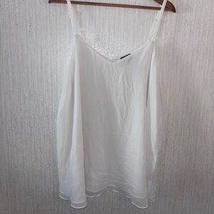 Torrid Cream Sleeveless Blouse